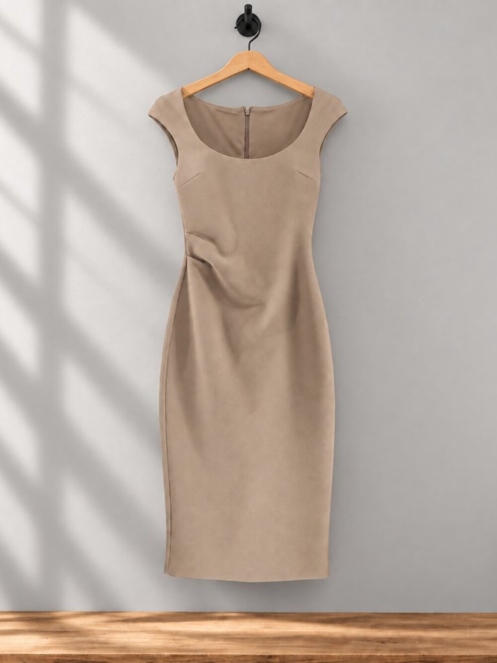 Babaton FigureKnit™ Flatiron Dress from Aritzia in Folio Taupe, US 2XS